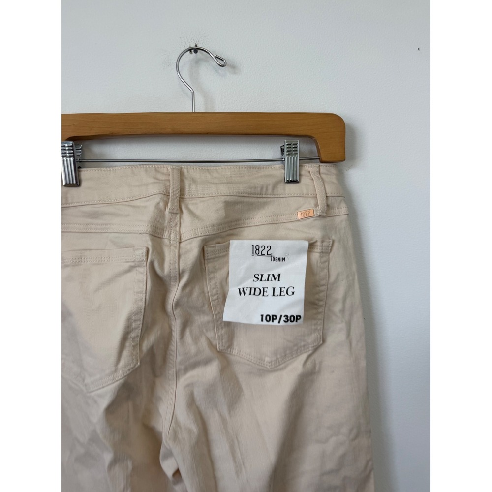 1822 Denim Slim Wide Leg Jeans – Tan – Women's 30 Petite / 10 Petite – NWT - Picture 6 of 6